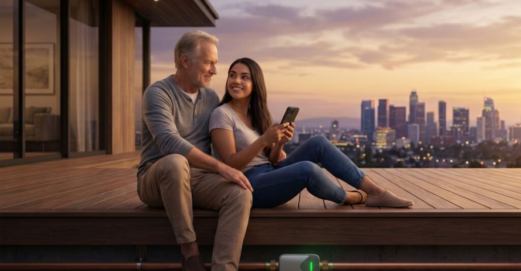 couple on phone