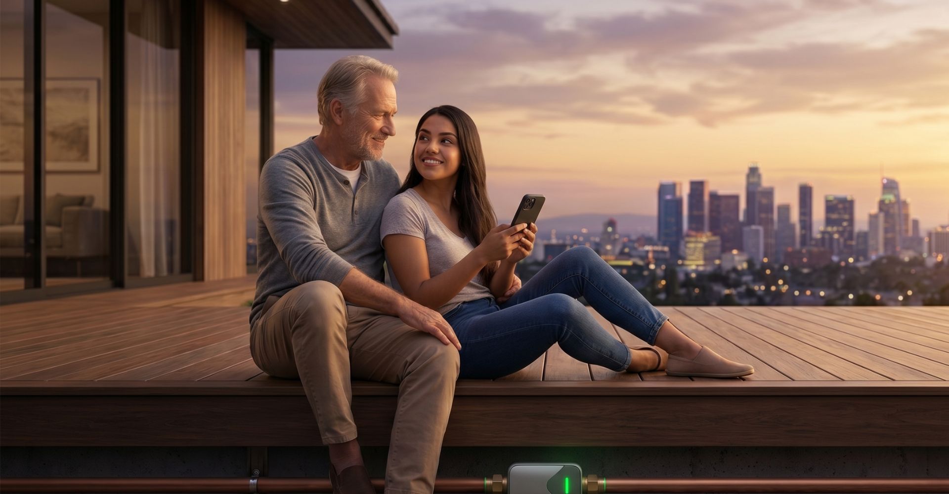 couple on phone